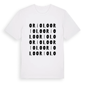 Oriolo ordlek t-shirt – ekologisk bomull t-shirt från Pinshirt