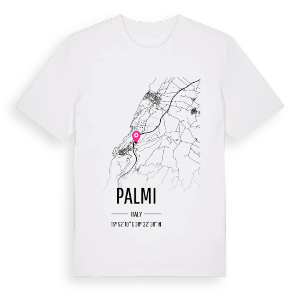 Palmi karta t-shirt – ekologisk bomull t-shirt från Pinshirt