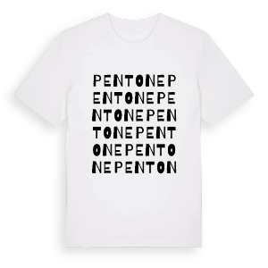 Pentone ordlek t-shirt – ekologisk bomull t-shirt från Pinshirt