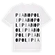 Pianopoli ordlek t-shirt