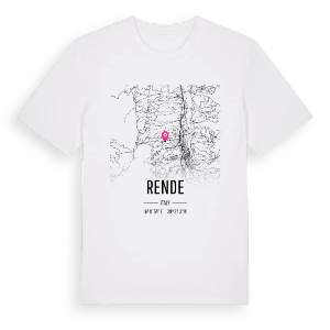 Rende karta t-shirt – ekologisk bomull t-shirt från Pinshirt