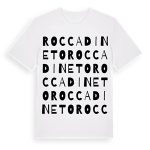Rocca di Neto ordlek t-shirt – ekologisk bomull t-shirt från Pinshirt