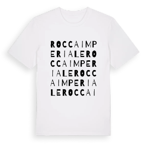 Rocca Imperiale ordlek t-shirt – ekologisk bomull t-shirt från Pinshirt