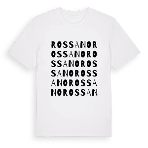 Rossano ordlek t-shirt – ekologisk bomull t-shirt från Pinshirt