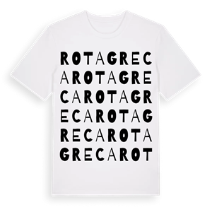 Rota Greca ordlek t-shirt – ekologisk bomull t-shirt från Pinshirt