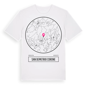 San Demetrio Corone t-shirt – ekologisk bomull t-shirt från Pinshirt
