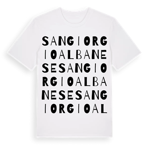 San Giorgio Albanese ordlek t-shirt – ekologisk bomull t-shirt från Pinshirt