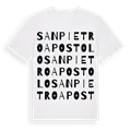 San Pietro Apostolo ordlek t-shirt