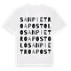 San Pietro Apostolo ordlek t-shirt