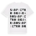 San Pietro in Guarano ordlek t-shirt