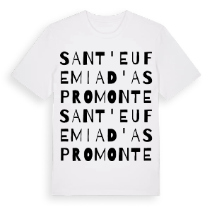 Sant'Eufemia d'Aspromonte ordlek t-shirt – ekologisk bomull t-shirt från Pinshirt