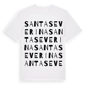 Santa Severina ordlek t-shirt – ekologisk bomull t-shirt från Pinshirt