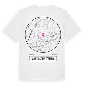 Santa Sofia d'Epiro t-shirt – ekologisk bomull t-shirt från Pinshirt