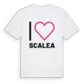 Jag älskar Scalea t-shirt stort tryck