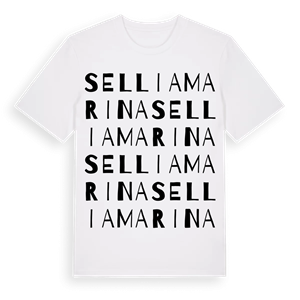 Sellia Marina ordlek t-shirt – ekologisk bomull t-shirt från Pinshirt