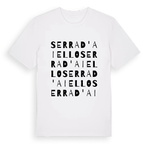 Serra d'Aiello ordlek t-shirt – ekologisk bomull t-shirt från Pinshirt