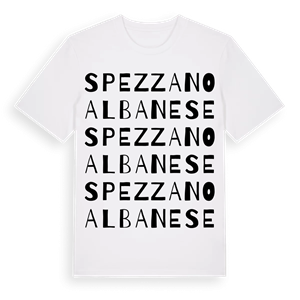 Spezzano Albanese ordlek t-shirt – ekologisk bomull t-shirt från Pinshirt