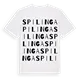 Spilinga ordlek t-shirt