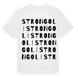 Strongoli ordlek t-shirt – ekologisk bomull t-shirt från Pinshirt