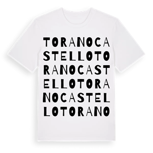 Torano Castello ordlek t-shirt – ekologisk bomull t-shirt från Pinshirt