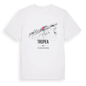 Tropea karta t-shirt – ekologisk bomull t-shirt från Pinshirt
