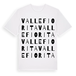 Vallefiorita ordlek t-shirt – ekologisk bomull t-shirt från Pinshirt