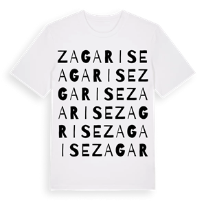 Zagarise ordlek t-shirt – ekologisk bomull t-shirt från Pinshirt