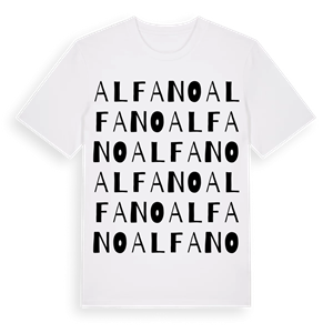 Alfano ordlek t-shirt – ekologisk bomull t-shirt från Pinshirt