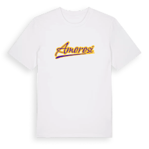 Amorosi baseball t-shirt – ekologisk bomull t-shirt från Pinshirt