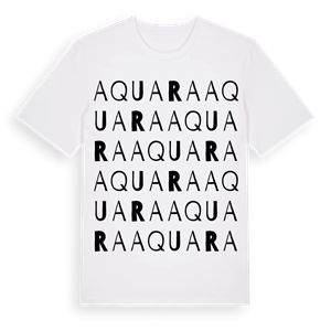 Aquara ordlek t-shirt – ekologisk bomull t-shirt från Pinshirt
