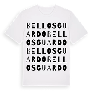 Bellosguardo ordlek t-shirt – ekologisk bomull t-shirt från Pinshirt