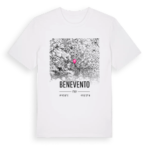 Benevento karta t-shirt – ekologisk bomull t-shirt från Pinshirt