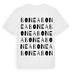 Bonea ordlek t-shirt – ekologisk bomull t-shirt från Pinshirt