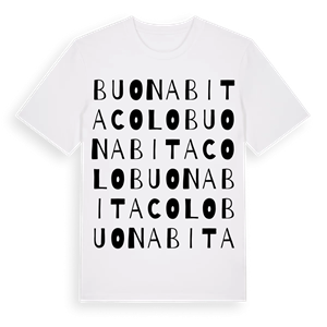 Buonabitacolo ordlek t-shirt – ekologisk bomull t-shirt från Pinshirt