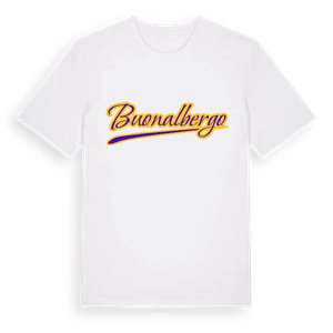 Buonalbergo baseball t-shirt – ekologisk bomull t-shirt från Pinshirt