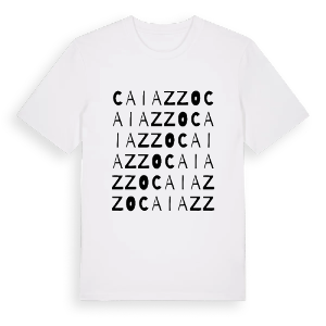 Caiazzo ordlek t-shirt – ekologisk bomull t-shirt från Pinshirt