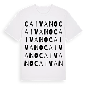 Caivano ordlek t-shirt – ekologisk bomull t-shirt från Pinshirt