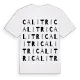 Calitri ordlek t-shirt