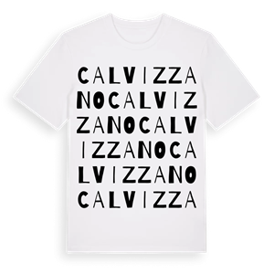 Calvizzano ordlek t-shirt – ekologisk bomull t-shirt från Pinshirt