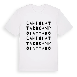Campolattaro ordlek t-shirt – ekologisk bomull t-shirt från Pinshirt