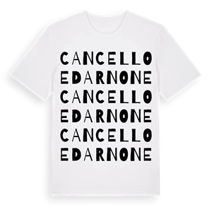 Cancello ed Arnone ordlek t-shirt – ekologisk bomull t-shirt från Pinshirt