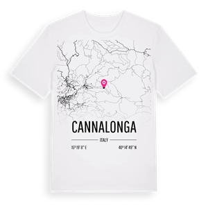 Cannalonga karta t-shirt – ekologisk bomull t-shirt från Pinshirt