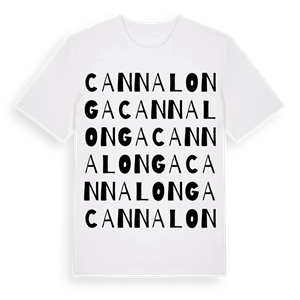 Cannalonga ordlek t-shirt – ekologisk bomull t-shirt från Pinshirt