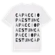 Capaccio Paestum ordlek t-shirt