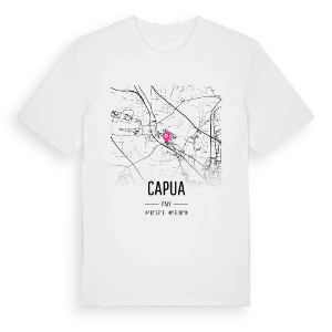 Capua karta t-shirt – ekologisk bomull t-shirt från Pinshirt