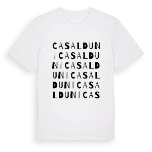 Casalduni ordlek t-shirt – ekologisk bomull t-shirt från Pinshirt