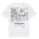 Casalnuovo di Napoli karta t-shirt