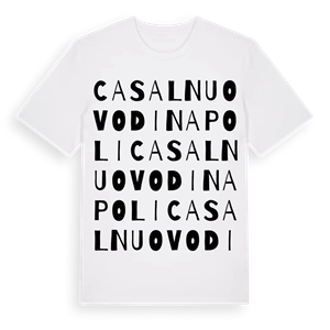 Casalnuovo di Napoli ordlek t-shirt – ekologisk bomull t-shirt från Pinshirt