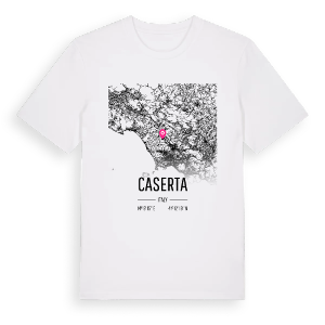 Caserta karta t-shirt – ekologisk bomull t-shirt från Pinshirt