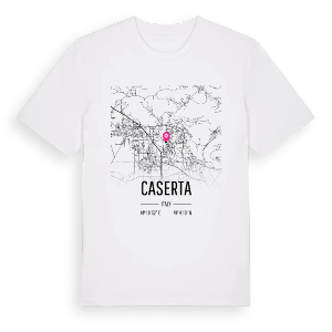 Caserta karta t-shirt – ekologisk bomull t-shirt från Pinshirt